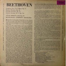 Beethoven - Antal Dorati Conducting The Minneapolis Symphony Orchestra: «Symphony No. 5 In C Minor, Op. 67 - Egmont Overture, Op. 84 - Coriolan Overture, Op. 62 - Overture 