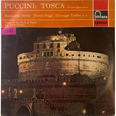 Puccini - Antonietta Stella, Gianni Poggi, Giuseppe Taddei, Orchestra E Coro Del Teatro San Carlo Di Napoli, Tullio Serafin: «Tosca Brani Scelti»