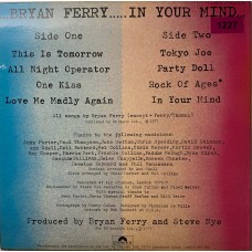 Bryan Ferry: «In Your Mind»