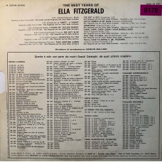 Ella Fitzgerald: «The Best Years Of Ella Fitzgerald Registrazione Originale 1936-1939»