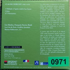 Claude Debussy, Les Siecles, Francois-Xavier Roth: «Jeux / Nocturnes / Prelude A L'apres-midi D'un Faune»