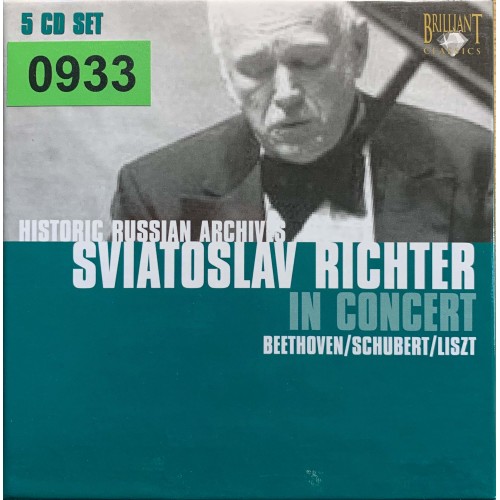 Sviatoslav Richter - Beethoven / Schubert / Liszt: «Historic Russian Archives Sviatoslav Richter In Concert»