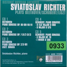 Sviatoslav Richter - Beethoven / Schubert / Liszt: «Historic Russian Archives Sviatoslav Richter In Concert»