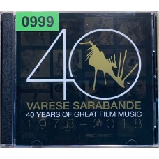 Various: «Varese Sarabande: 40 Years Of Great Film Music 1978-2018»