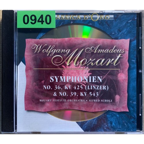 Wolfgang Amadeus Mozart: «Symphonien No. 36, KV 425 (Linzer) & No. 39, KV 543»