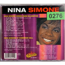 Nina Simone: «Sings Duke Ellington / At Carnegie Hall»