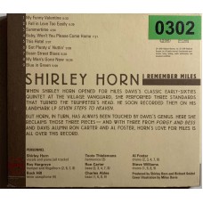 Shirley Horn: «I Remember Miles»