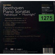 Beethoven, Emil Gilels: «Sonaten » Pathe?tique « · » Mondschein / Moonlight / Chiaro di luna «»