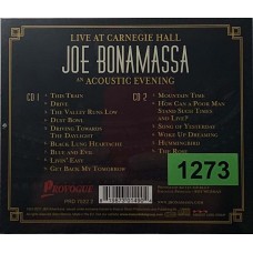 Joe Bonamassa: «Live At Carnegie Hall – An Acoustic Evening»