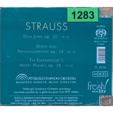 Strauss - Pittsburgh Symphony Orchestra, Manfred Honeck: «Don Juan / Death And Transfiguration / Till Eulenspiegel's Merry Pranks»