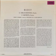 Georges Bizet, Ernest Ansermet, L'Orchestre De La Suisse Romande: «Carmen Suite L'Arlesienne Suite»