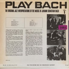 Jacques Loussier Trio: «Play Bach Jazz Vol.1»