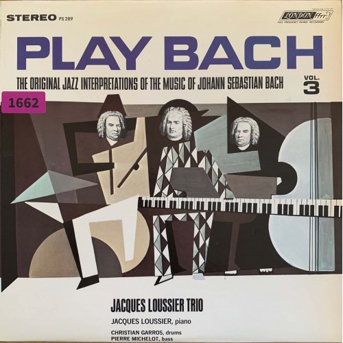 Jacques Loussier Trio: «Play Bach Jazz Vol.3»