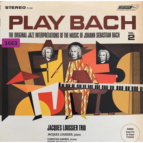 Jacques Loussier Trio: «Play Bach Jazz Vol.2»