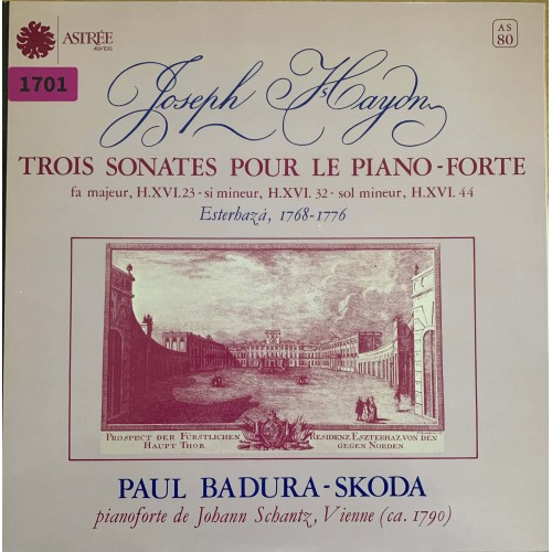 Joseph Haydn - Paul Badura-Skoda: «Trois Sonates Pour Le Piano-forte (Fa Majeur, H.XVI.23 - Si Mineur, H.XVI.32 - Sol Mineur, H.XVI.44)»