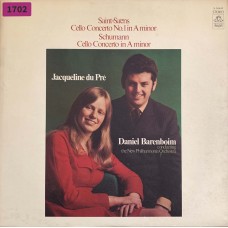 Saint-Saens - Schumann, Jacqueline Du Pre, Daniel Barenboim Conducting The New Philharmonia Orchestra: «Cello Concerto No.1 In A Minor / Cello Concerto In A Minor»