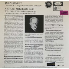 Tchaikovsky, Milstein, Pittsburgh Symphony Orchestra, Steinberg: «Violin Concerto In D Major»