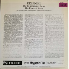 Respighi, Sir Malcolm Sargent, London Symphony Orchestra: «The Fountains Of Rome / The Pines Of Rome»