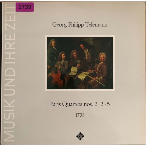 Georg Philipp Telemann / Quadro Amsterdam: «Paris Quartets Nos. 2, 3, 5»