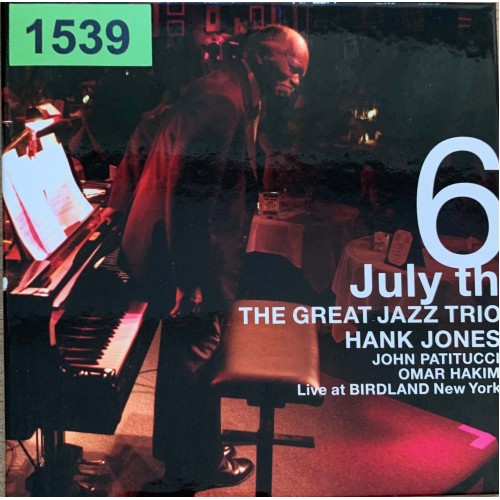 The Great Jazz Trio: «July 6th, Live At Birdland New York»