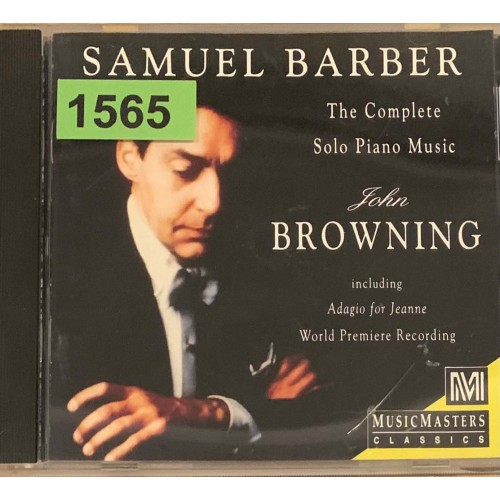 Samuel Barber, John Browning: «The Complete Solo Piano Music»