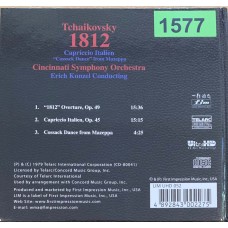 Tchaikovsky, Erich Kunzel, Cincinnati Symphony Orchestra: «1812, Capriccio Italien, 