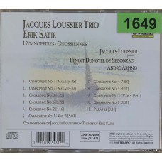 Jacques Loussier Trio: «Satie - Gymnopedies - Gnossiennes»