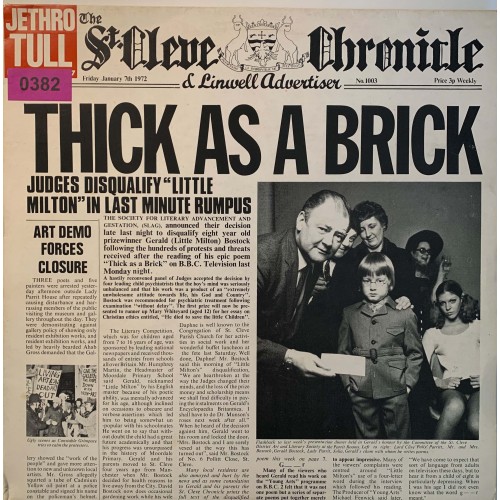 Jethro Tull: «Thick As A Brick»