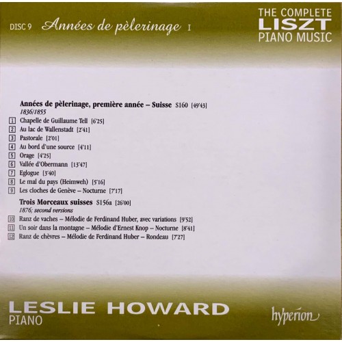 Liszt - Leslie Howard: «The Complete Piano Music» CD 09