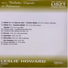 Liszt - Leslie Howard: «The Complete Piano Music» CD 12