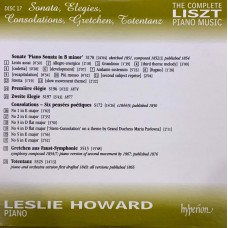 Liszt - Leslie Howard: «The Complete Piano Music» CD 17