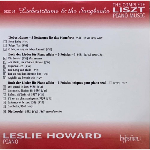 Liszt - Leslie Howard: «The Complete Piano Music» CD 24