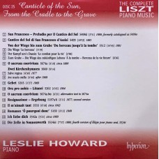 Liszt - Leslie Howard: «The Complete Piano Music» CD 25