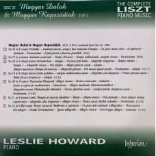 Liszt - Leslie Howard: «The Complete Piano Music» CD 32