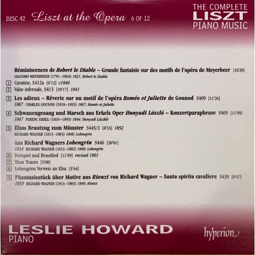 Liszt - Leslie Howard: «The Complete Piano Music» CD 42