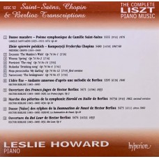 Liszt - Leslie Howard: «The Complete Piano Music» CD 52