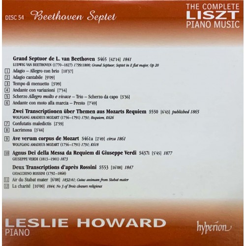 Liszt - Leslie Howard: «The Complete Piano Music» CD 54