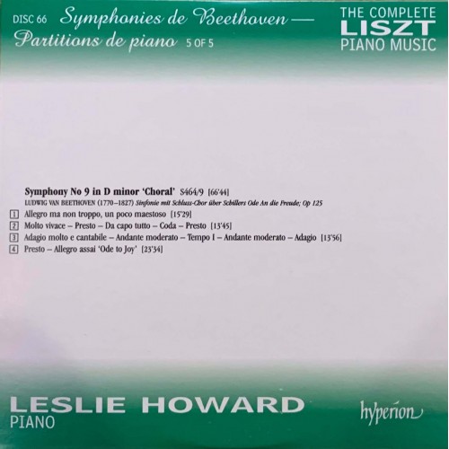 Liszt - Leslie Howard: «The Complete Piano Music» CD 66