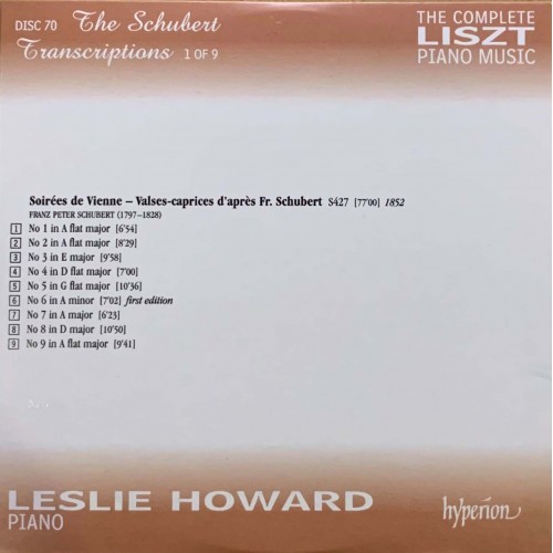 Liszt - Leslie Howard: «The Complete Piano Music» CD 70