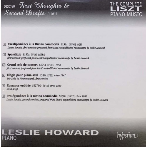 Liszt - Leslie Howard: «The Complete Piano Music» CD 80