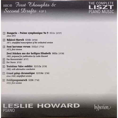 Liszt - Leslie Howard: «The Complete Piano Music» CD 83