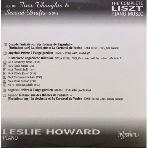 Liszt - Leslie Howard: «The Complete Piano Music» CD 84