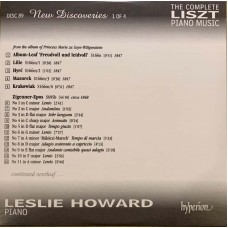 Liszt - Leslie Howard: «The Complete Piano Music» CD 89