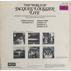 Jacques Loussier: «The World Of Jacques Loussier - Live»