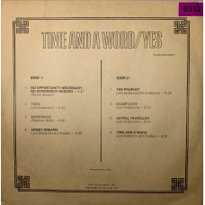 Yes: «Time And A Word»