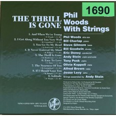 Phil Woods With Strings: «The Thrill Is Gone»