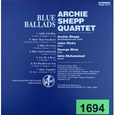 Archie Shepp Quartet: «Blue Ballads»