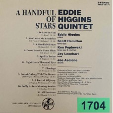 Eddie Higgins Quintet Featuring Scott Hamilton and Ken Peplowski: «A Handful Of Stars»