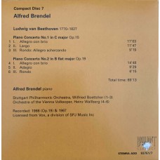 Alfred Brendel: «The Complete Vox, Turnabout And Vanguard Solo Recordings» CD 7