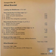 Alfred Brendel: «The Complete Vox, Turnabout And Vanguard Solo Recordings» CD 18